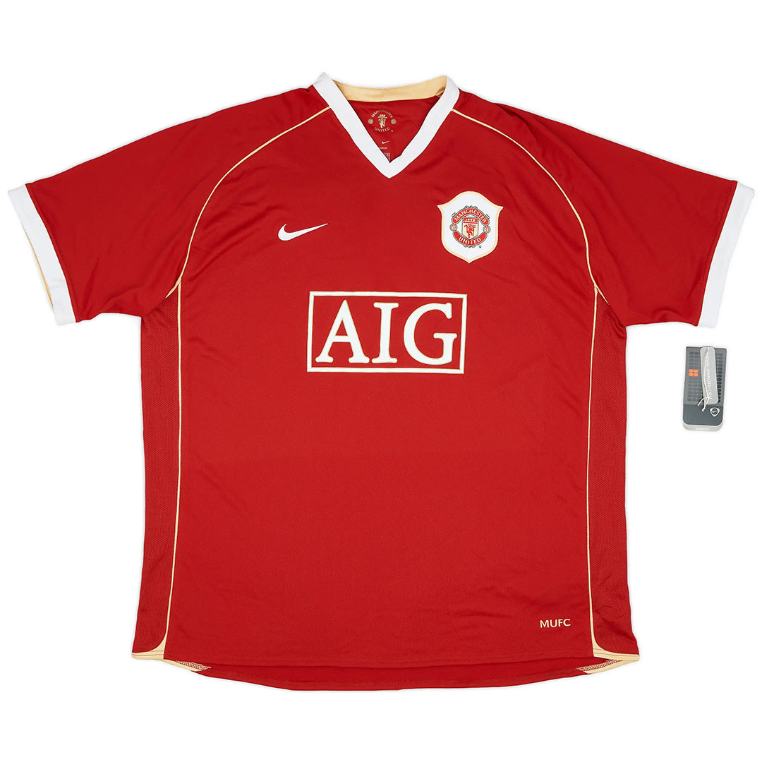Camisa Manchester United 2006/07 - Retrô Masculino - Vermelha