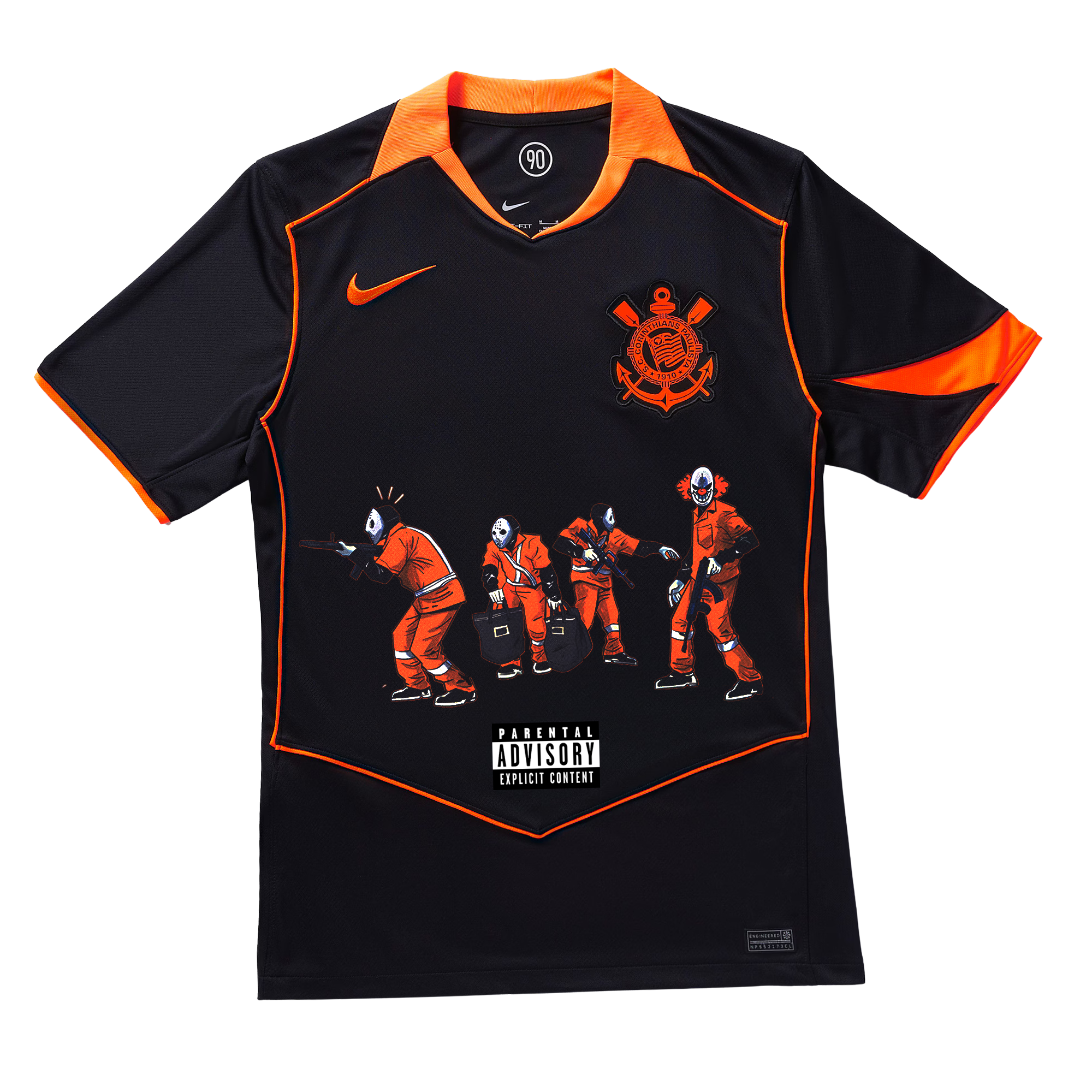 Camisa Nike Corinthians Total 90 Jogador x Racionais MC