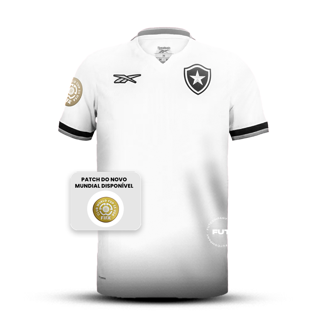 Camisa do Botafogo 2025 Away + Patch Mundial de Clubes