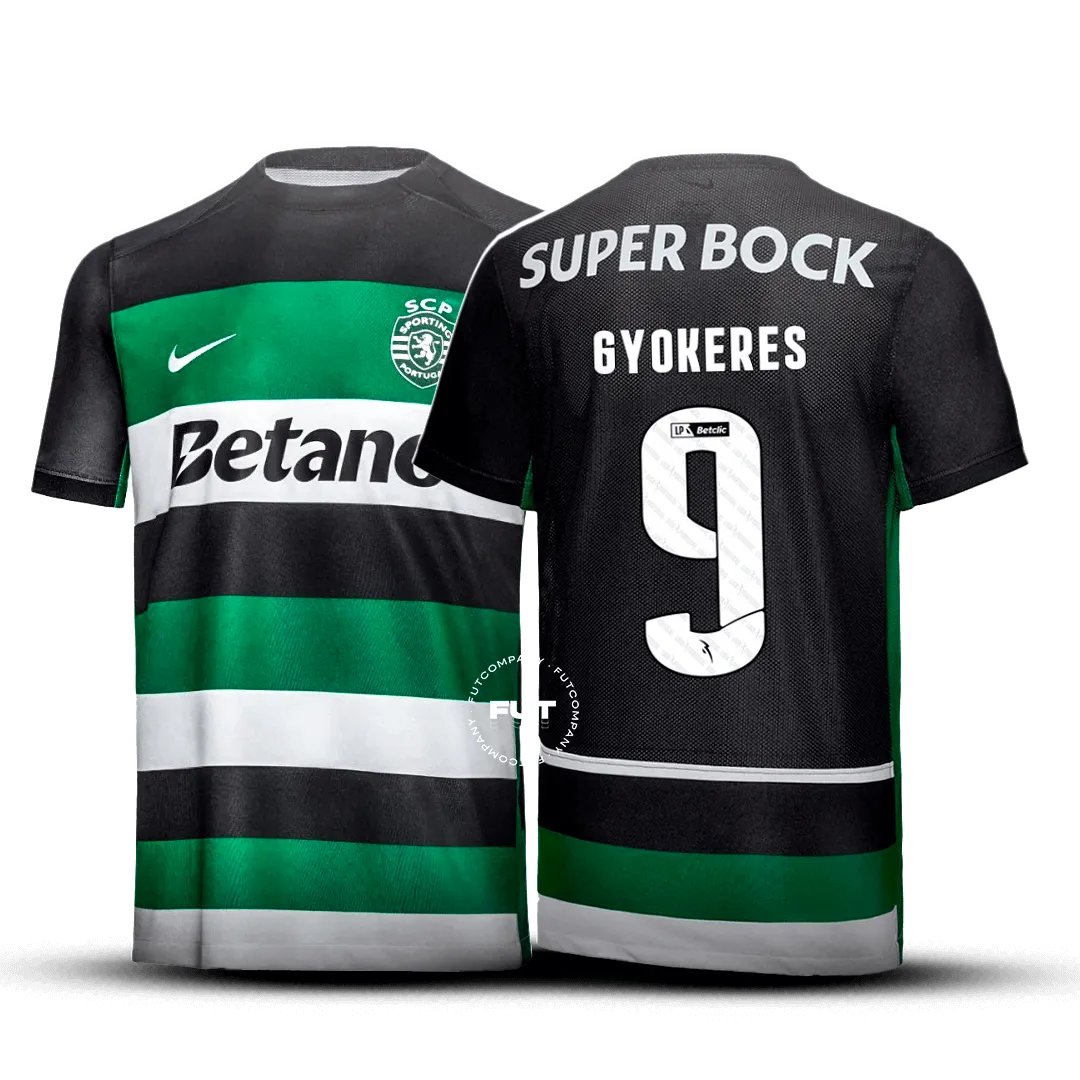 Camisa do Sporting 2024/25 Home + Gyokeres #9
