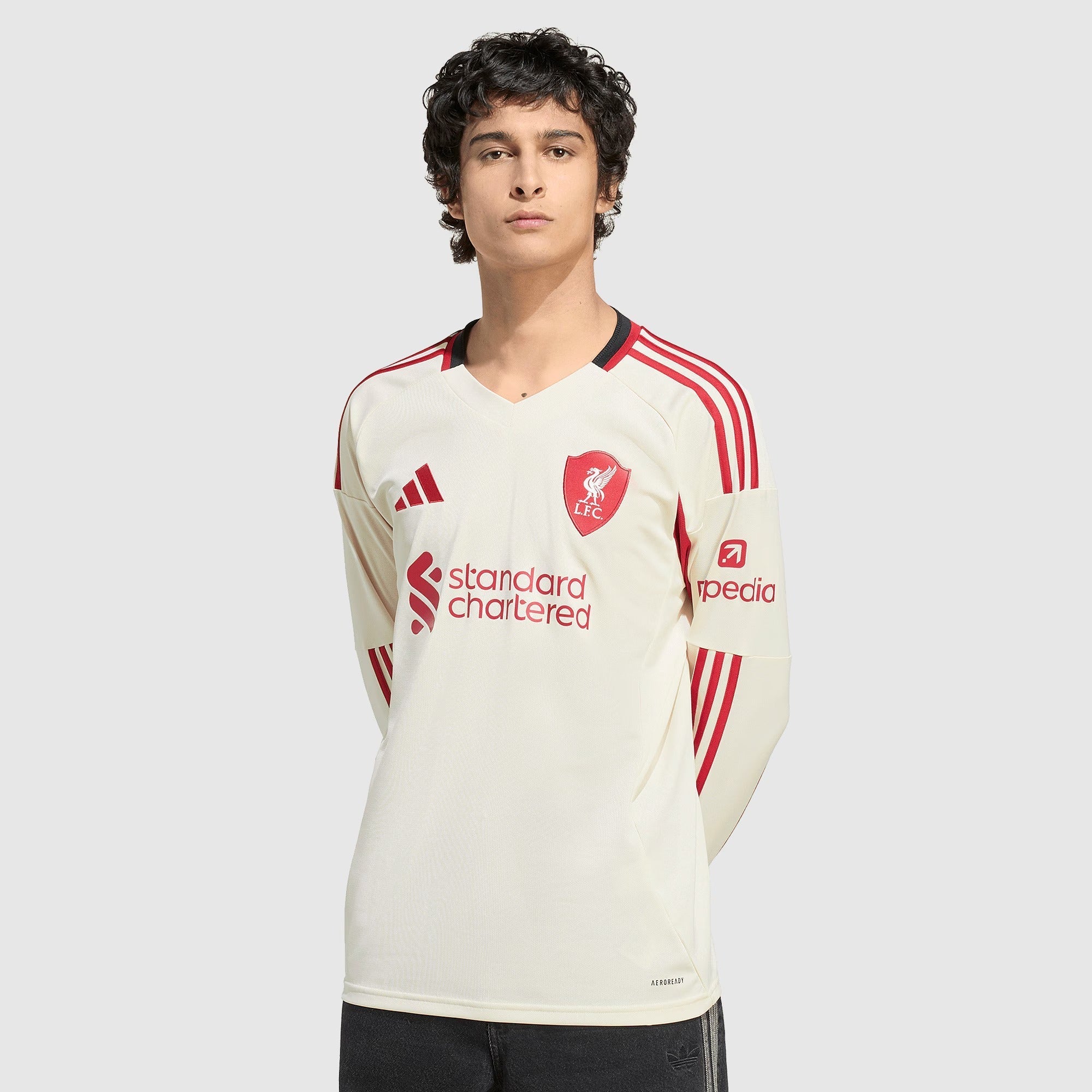 Camisa adidas Liverpool 2025/26 II Manga Longa